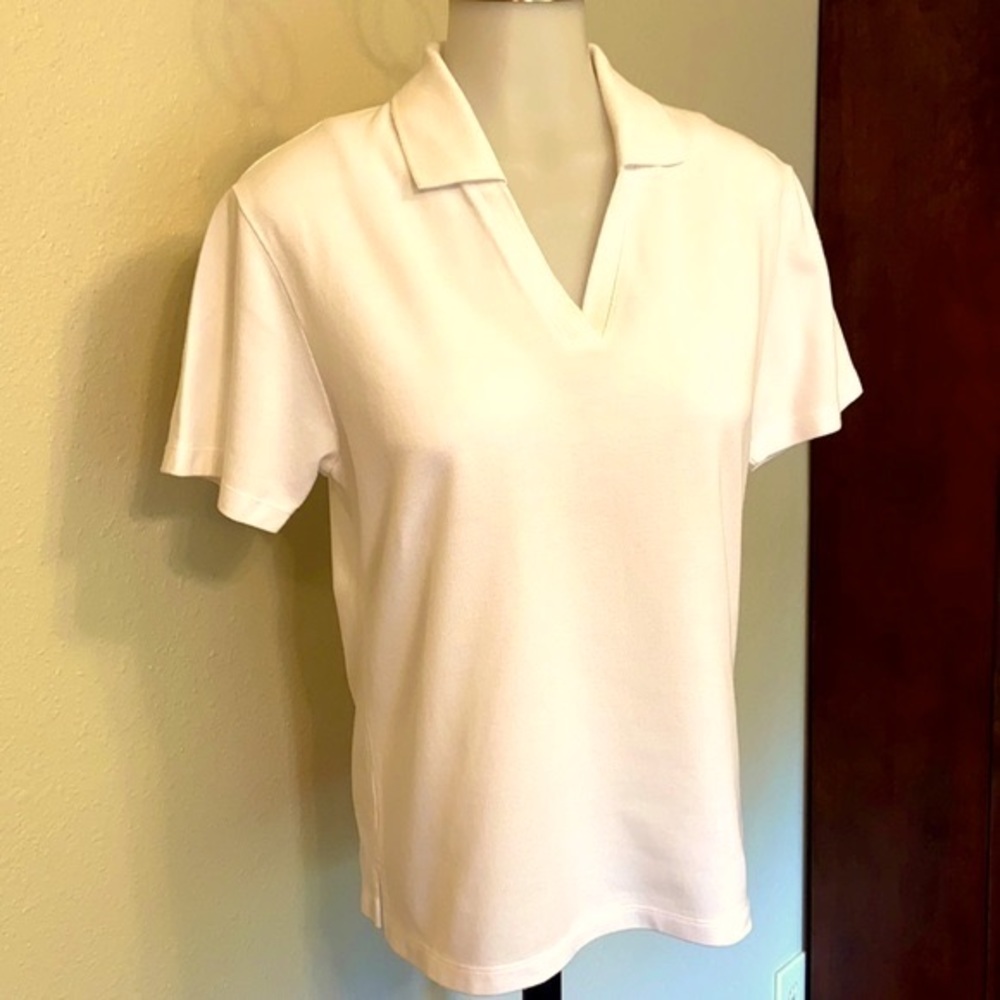 Pendleton White Polo Shirt Short Sleeves Small